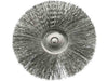 38.1mm - 1.5 inch Stainless Steel Wheel Brush - 1/8 inch shank - widgetsupply.com