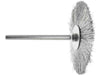 38.1mm - 1.5 inch Stainless Steel Wheel Brush - 1/8 inch shank - widgetsupply.com
