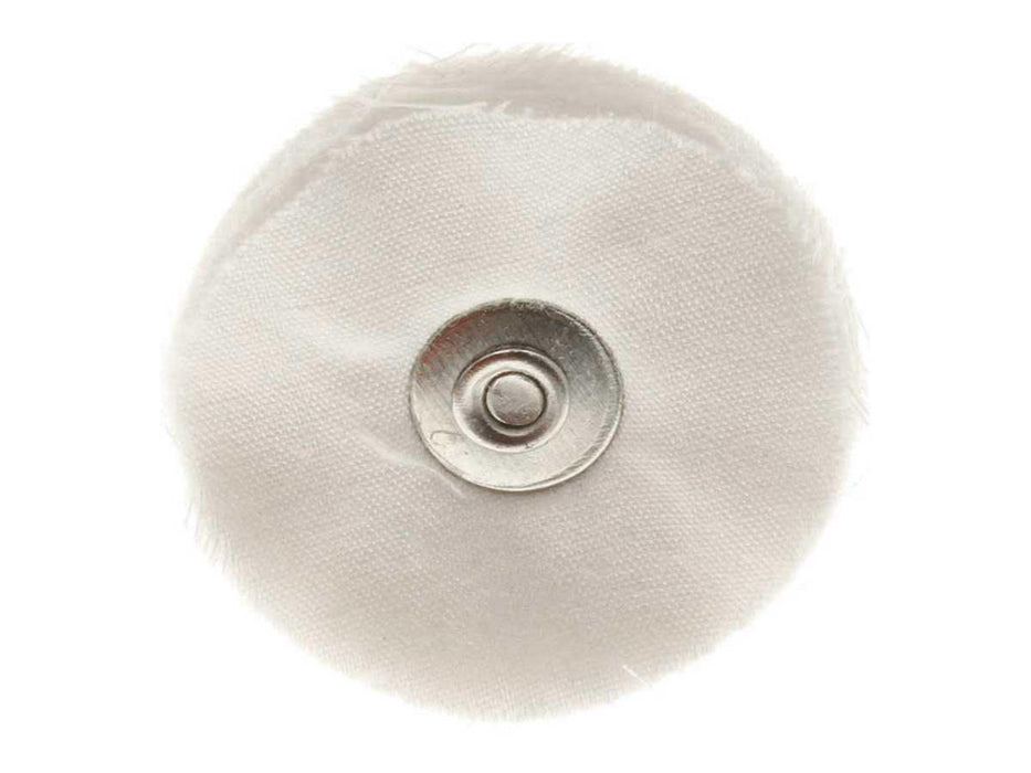 38.1mm - 1 1/2 inch Cloth Buffing Wheel - 1/8 inch shank - widgetsupply.com