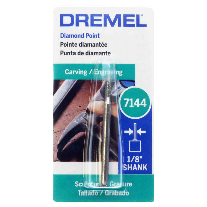 Dremel 7144 - 3/32 inch Flame Diamond Point - widgetsupply.com