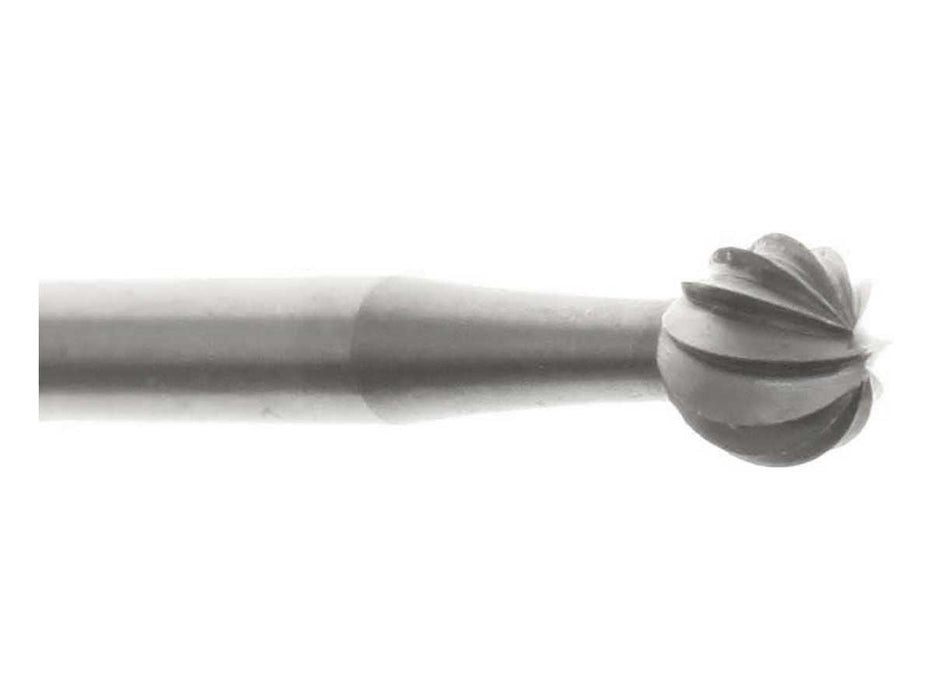 03.5mm Steel Round Bur - 3/32 inch shank - Germany - widgetsupply.com