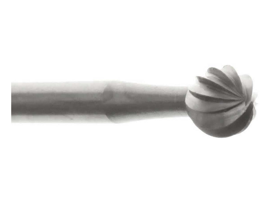 03.7mm Steel Round Bur - 3/32 inch shank - Germany - widgetsupply.com