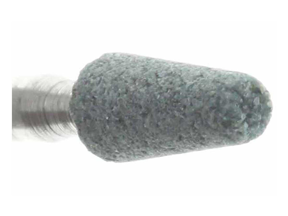 04.8mm - 3/16 inch Green Cone Grinding Stone - USA - 1/8 inch shank - widgetsupply.com