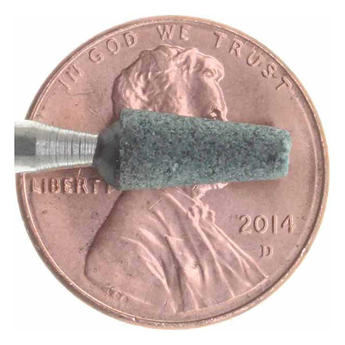 04.8mm - 3/16 inch Green Cone Grinding Stone - USA - 1/8 inch shank - widgetsupply.com