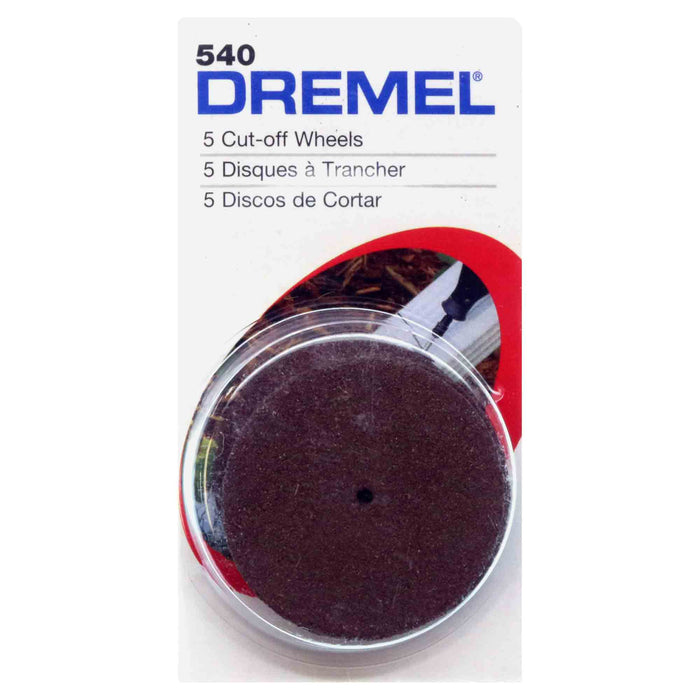 Dremel 540 - 1.25 inch Cut-off Wheels - 1/16 inch hole - 5pc - widgetsupply.com