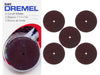 Dremel 540 - 1.25 inch Cut-off Wheels - 1/16 inch hole - 5pc - widgetsupply.com