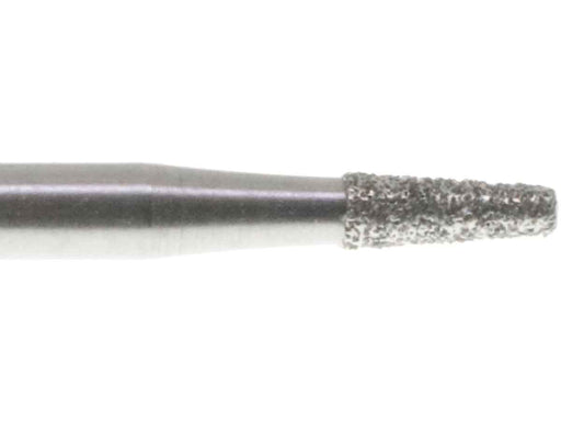 01.8 x 5 mm Cone Diamond Burr - 150 Grit - Germany - 3/32 inch shank - widgetsupply.com