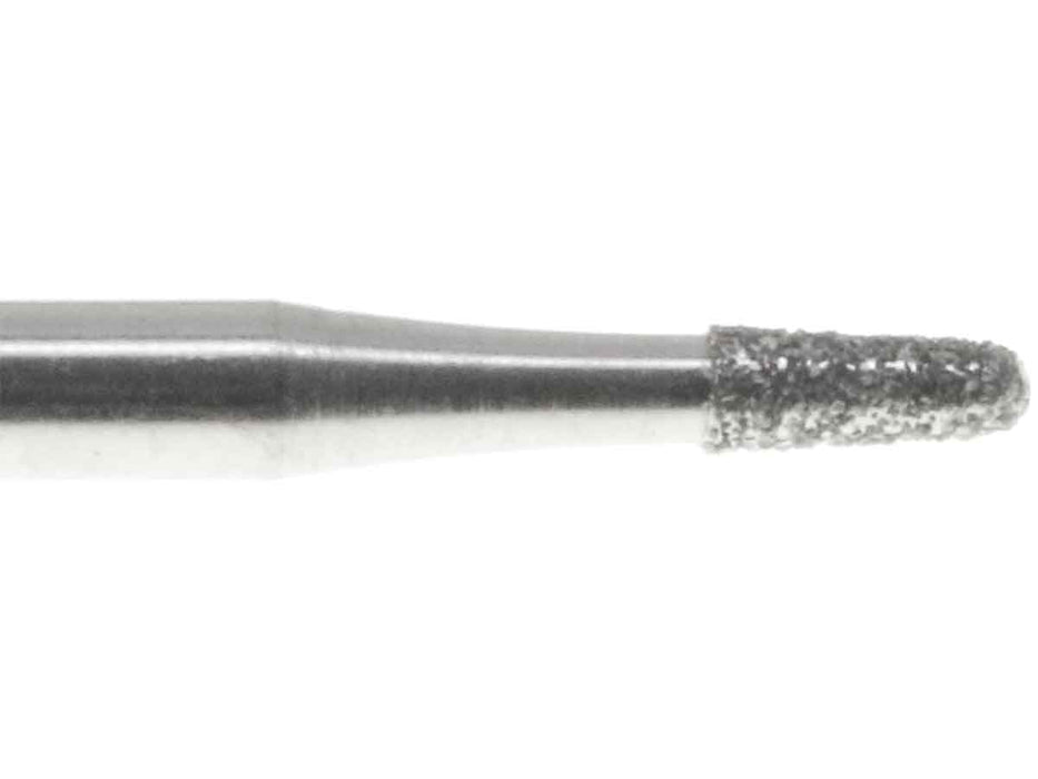 01.6 x 4mm Cone Diamond Burr - 150 Grit - Germany - 3/32 inch shank - widgetsupply.com