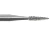 01.2 mm Flame Diamond Burr - 150 Grit - Germany - 3/32 inch shank - widgetsupply.com