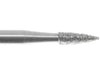 01.6 mm Flame Diamond Burr - 150 Grit - Germany - 3/32 inch shank - widgetsupply.com