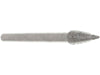04.0mm - 5/32 x 7/16 inch Flame Diamond Burr - 1/8 inch shank - widgetsupply.com
