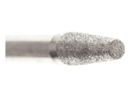 03.2mm - 1/8 x 19/64 inch 400 Grit Cone Diamond Burr - 1/8 inch shank - widgetsupply.com