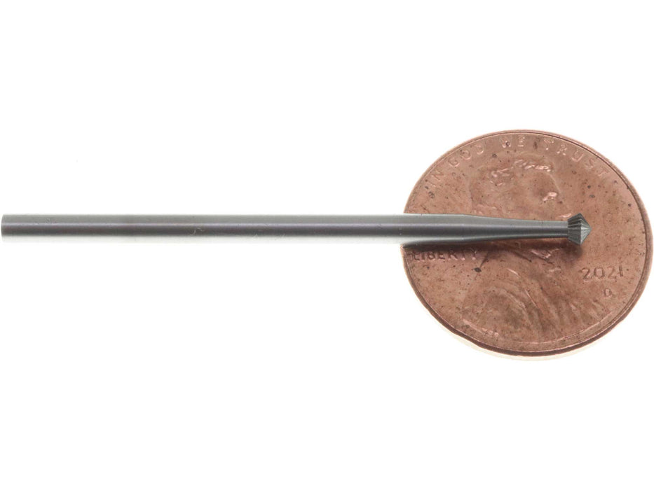 02.4mm Steel 90 degree Hart Bur - Germany - 3/32 inch shank - widgetsupply.com