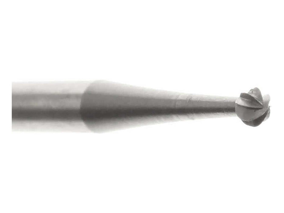 01.6mm Steel Round Bur - Germany - 3/32 inch shank - widgetsupply.com