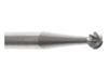 02.1mm Steel Round Bur - Germany - 3/32 inch shank - widgetsupply.com