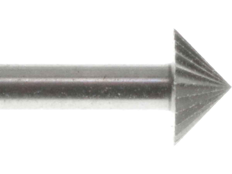 06 x 3mm Cone HSS Cutter - 3/32 inch shank - Germany - widgetsupply.com