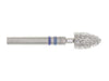 04 x 7mm Flame Diamond burr - 150 Grit - 3/32 inch shank - widgetsupply.com