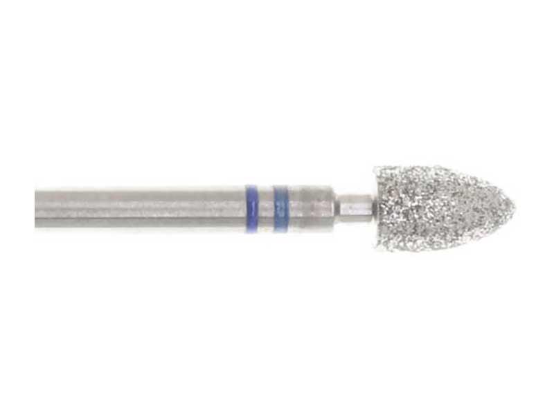 04 x 7mm Flame Diamond burr - 150 Grit - 3/32 inch shank - widgetsupply.com
