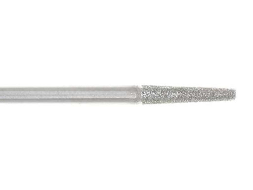 02.3 x 10.6mm Cone Diamond burr - 150 Grit - 3/32 inch shank - widgetsupply.com
