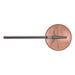 02.5 x 10.0mm Cone Diamond Bur - 320 Grit - 3/32 inch shank - widgetsupply.com