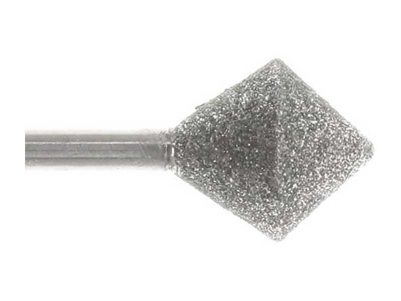 09.7 x 8.5mm Double Cone Diamond Bur - 150 Grit - 3/32 inch shank - widgetsupply.com