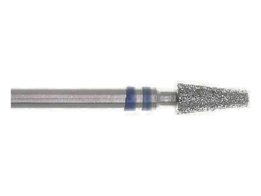 03 x 7mm Flat End Cone Diamond burr - 150 Grit - 3/32 inch shank - widgetsupply.com
