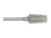 05.2 x 9.6mm Flat End Cone Diamond burr - 150 Grit - 3/32 inch shank - widgetsupply.com