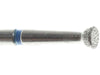 03.0 x 1.3mm Inverted Cone Diamond Bur - 150 Grit - 3/32 inch shank - widgetsupply.com