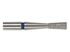 02.1 x 5.0mm Inverted Cone Diamond Bur - 150 Grit - 3/32 inch shank - widgetsupply.com