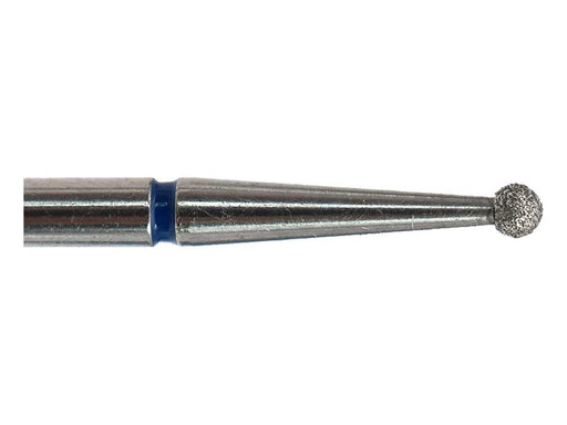 01.8 x 1.4mm Round Diamond Bur - 150 grit  - 3/32 inch shank - widgetsupply.com