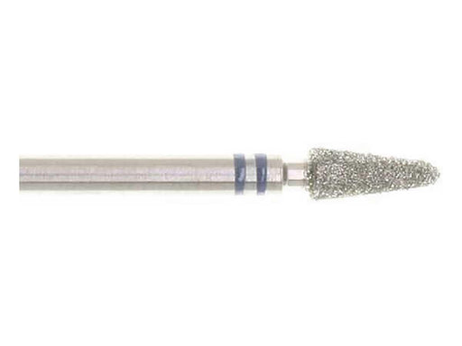 03 x 7mm Round End Cone Diamond burr - 150 Grit - 3/32 inch shank - widgetsupply.com
