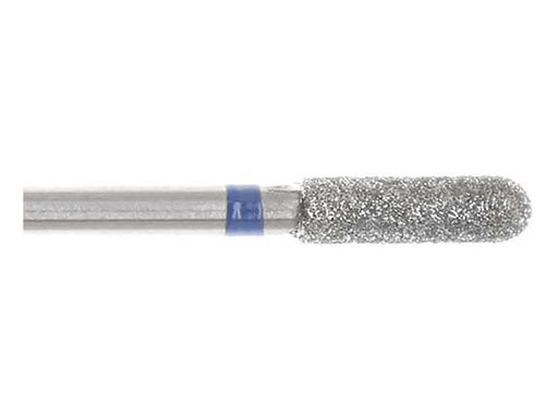 03 x 10mm Rounded Cylinder Diamond burr - 150 Grit - 3/32 inch shank - widgetsupply.com
