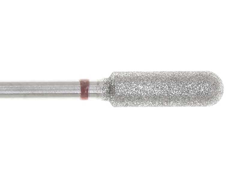 04 x 12mm Rounded Cylinder Diamond burr - 320 Grit - 3/32 inch shank - widgetsupply.com