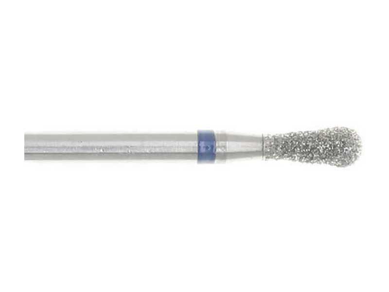 02 x 5mm Round End Inverted Cone Diamond burr - 150 Grit - 3/32 inch shank - widgetsupply.com