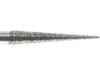 02.5 x 14mm Cone Diamond Bur - 150 Grit - 3/32 inch shank - widgetsupply.com