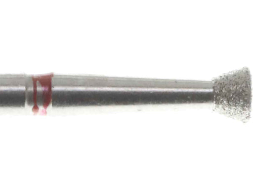02.8 x 1.7mm Inverted Cone Diamond Bur - 150 Grit - 3/32 inch shank - widgetsupply.com