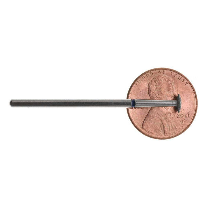 05 x 1mm Knife Edge Wheel Diamond Bur - 150 Grit - 3/32 inch shank - widgetsupply.com