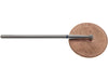 02.3 x 1.9mm Round Diamond Bur - 150 grit  - 3/32 inch shank - widgetsupply.com