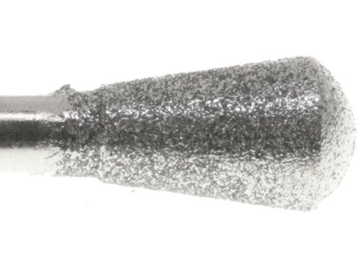 6.1mm - 1/4 Inch Round Inverted Cone Diamond Burr 150 Grit 1/8 inch - widgetsupply.com