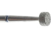 04.0 x 2.0mm Wheel Diamond Bur - 150 Grit - 3/32 inch shank - widgetsupply.com