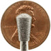 05.6mm - 7/32 Round Inverted Cone Diamond Burr 1/8 inch shank - widgetsupply.com