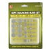 060 Grit Diamond Wheel and Burr Set - 1/8 inch shank - 50pc - widgetsupply.com