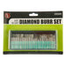 040 Grit Diamond Burr Set - 1/8 inch shank - 30pc - widgetsupply.com