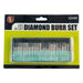 080 Grit Diamond Burr Set - 1/8 inch shank - 30pc - widgetsupply.com