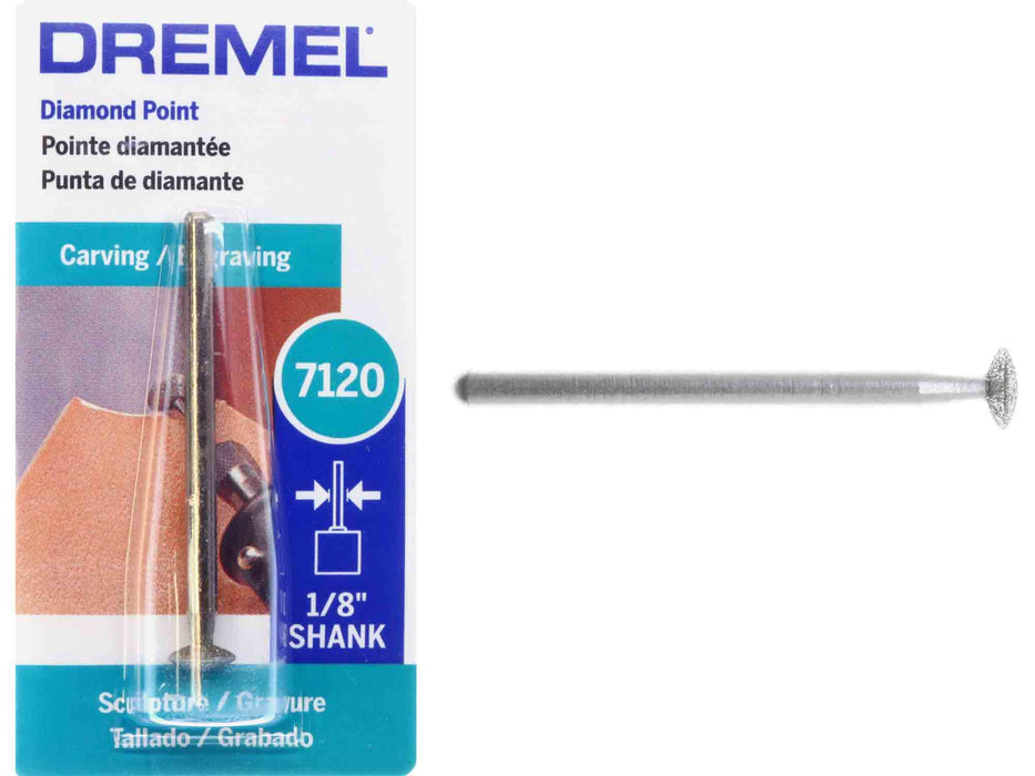 Dremel 7120 - 17/64 inch Knife Wheel Diamond Point - widgetsupply.com