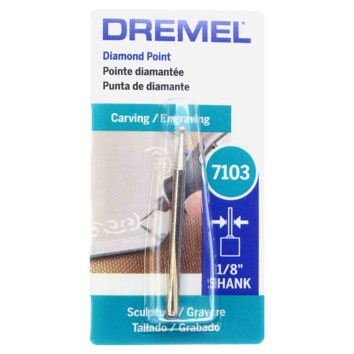 Dremel 7103 - 5/64 inch Round Diamond Point - widgetsupply.com
