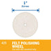 Dremel 429 - Felt Polishing Wheel - widgetsupply.com