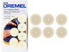 Dremel 414 - 1/2 inch Soft Felt Polishing Wheels -  6pc - widgetsupply.com