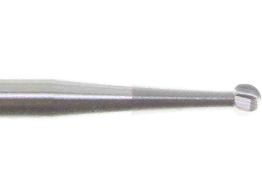 1.5mm Round Carbide Bur - 3/32 inch shank - Germany - widgetsupply.com