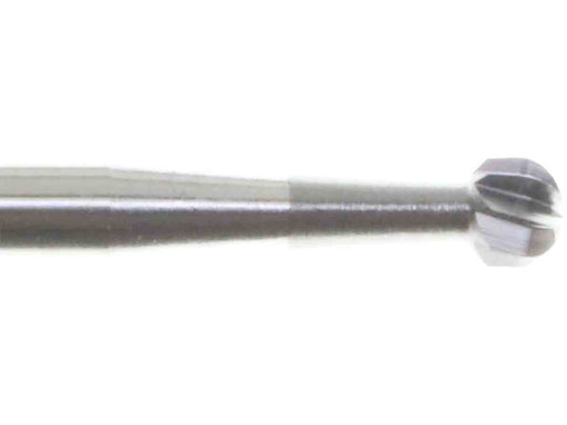2.3mm Round Carbide Bur - 3/32 inch shank - Germany - widgetsupply.com